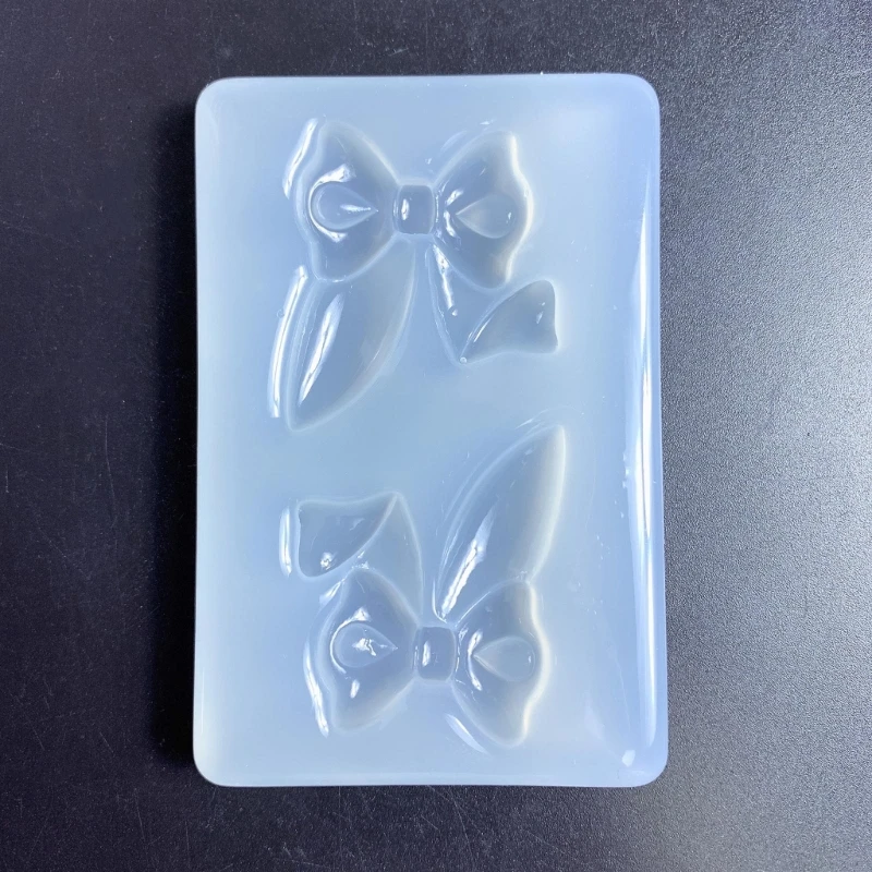 3D Bowknot Resin Molds DIY Resin Decorative Craft Jewelry Making Mold Silicone Pendant Mold Resin Keychain Molds