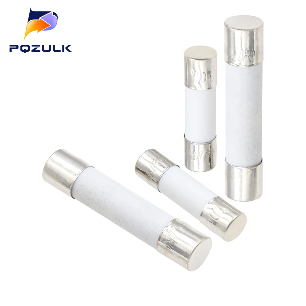 5X20MM 6X30MM Fast Blow Ceramic Fuse Tube 250V 0.5 1 2 3 4 5 6 8 10 15 20 25 30A AMP 5*20 6*30 Slow Down The Car Fuse