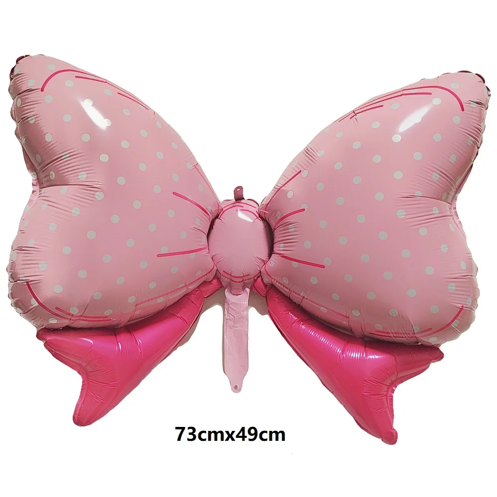 40inch Pearlescent Pink Blue 0-9 Years Old digital Aluminum Foil Butterfly Balloons For Boys And Girls Birthday Party Decoration