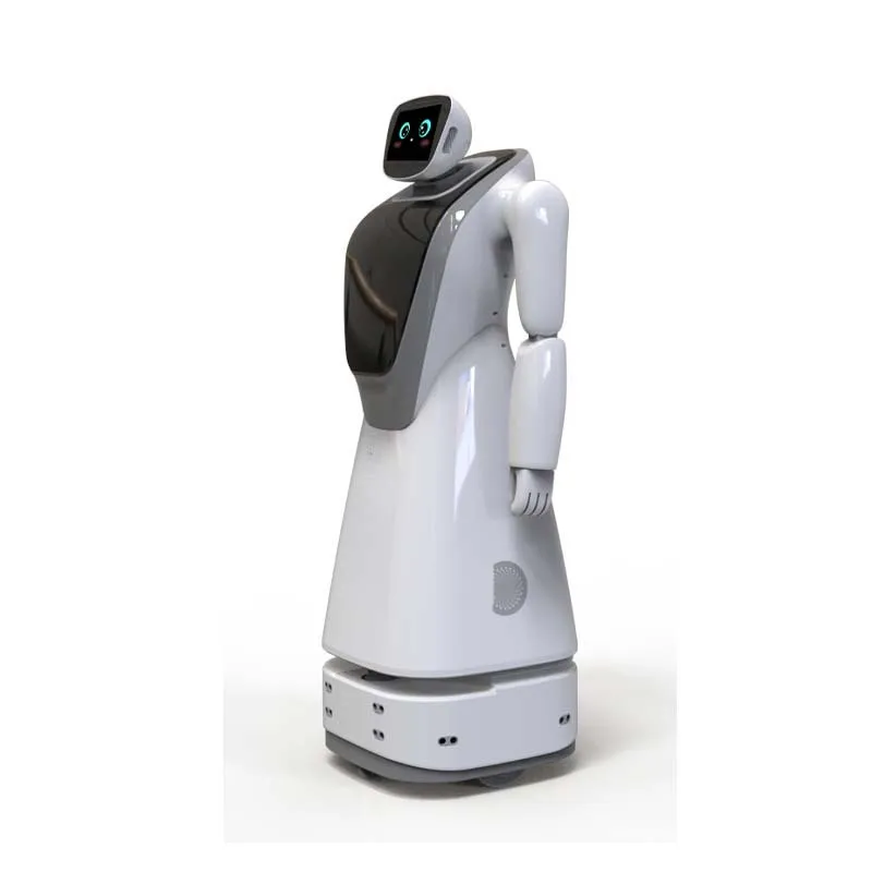 

Intelligent artificial intelligence delivery humanoid commercial robot welcome greeting reception service guidance exhibition