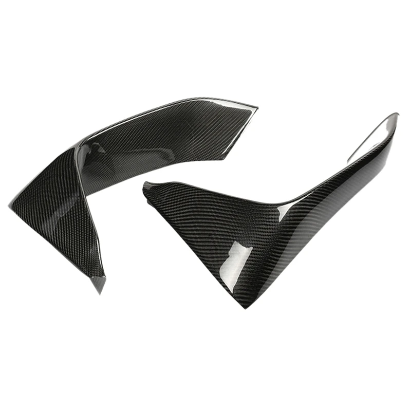 

2Pcs Suitable For Bmw M3F80 M4F82 With Carbon Fiber Mp Front Wrap Angle, Wrap Angle Carbon Fiber Front Eyebrow