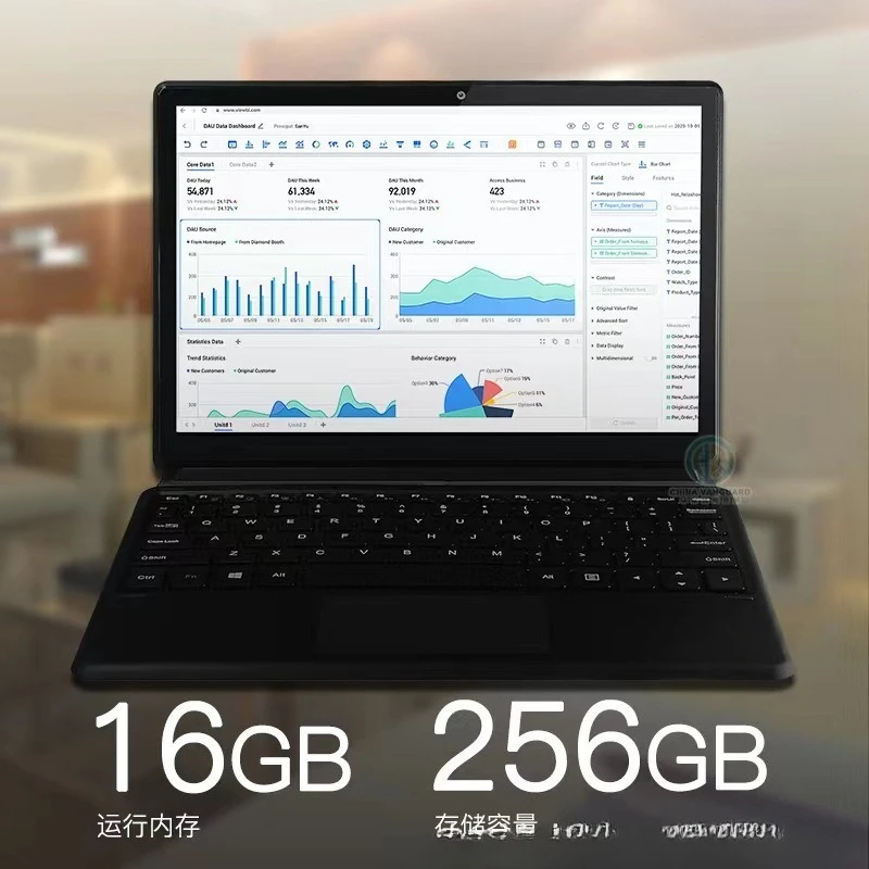 العلامة التجارية الجديدة نظام ويندوز اللوحي win10 PS 2-in-1 ضوء الكمبيوتر المحمول وسلسلة win11 رقيقة