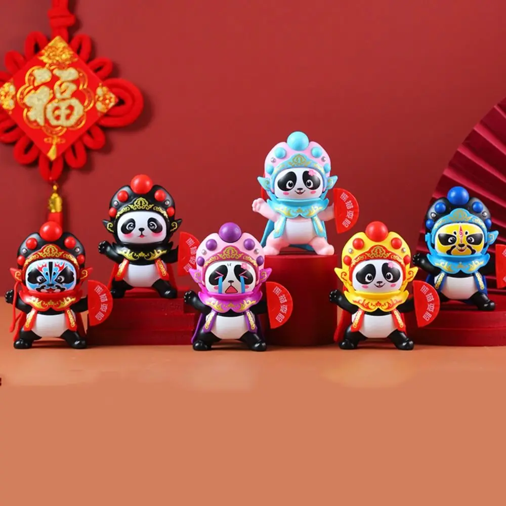 Sichuan Opera Sichuan Face Changing Doll Plastics DIY Crafts Face Changing Panda Doll Mini Chinese Style Face Changing Toy