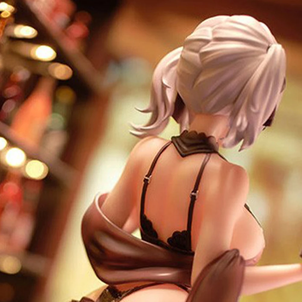 

girl Cynthia figure Cynthia action figure Wine Waiter Girl Cynthia figurine Doll pvc Model Toy Adult Statue Collection Gift 26cm