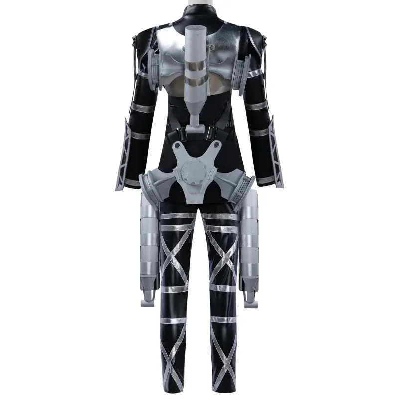 Mikasa Levi Costume Shoes Anime Cosplay Women Men Leather Outfits Comic Con Role Play Party Suit cm;5