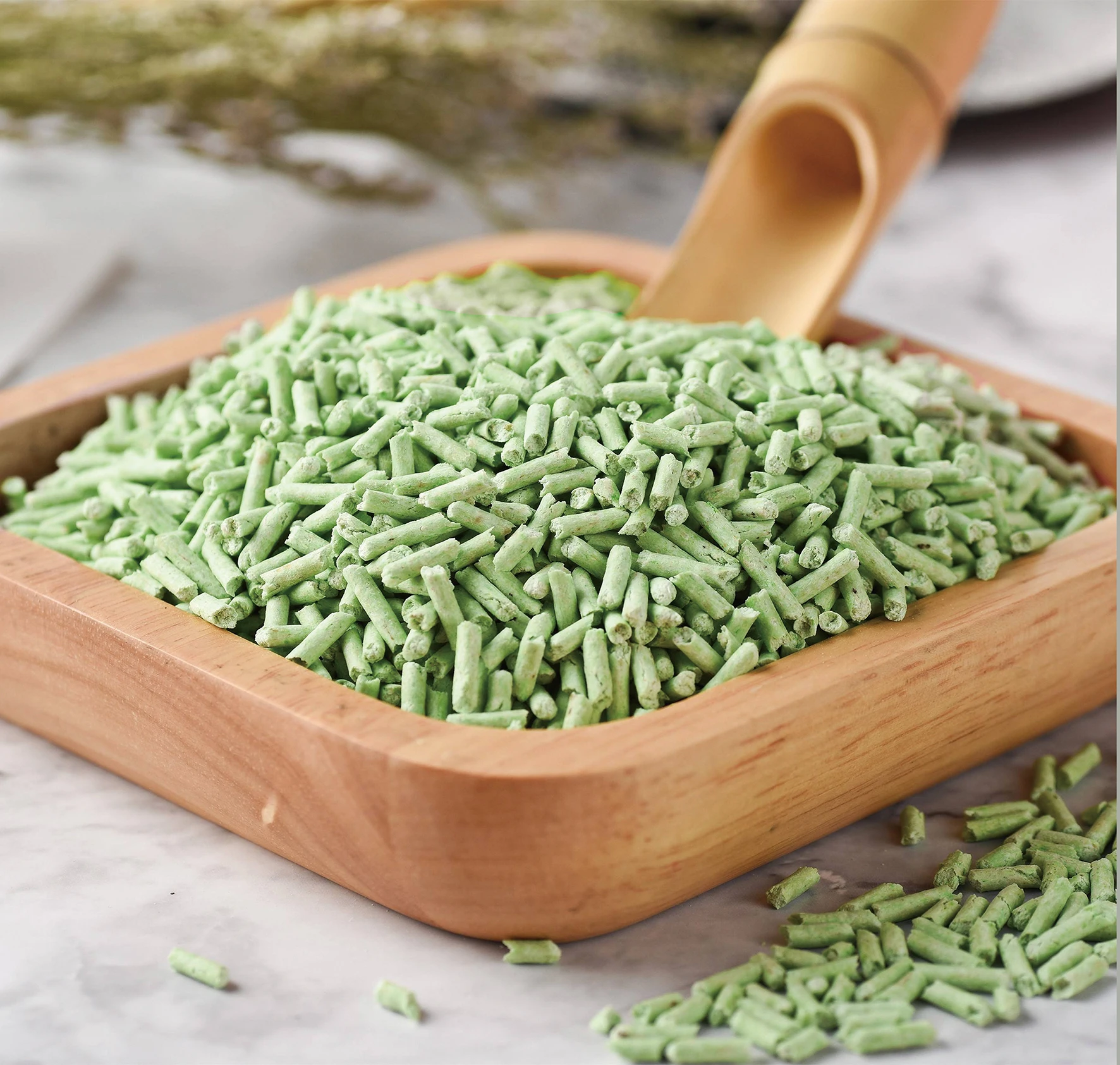 

STLF OEM/ODM BSCI Factory Wholesale 100% Natural Flushable High-quality Tofu Cat LitterS with Strong Odor Control