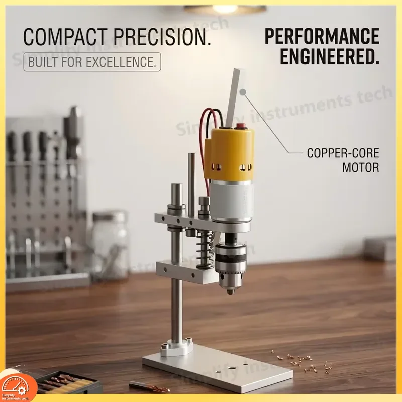 Mini Taladro de Banco de 24V c - Mini Bench Drill Press Variable Speed reseña y precio
