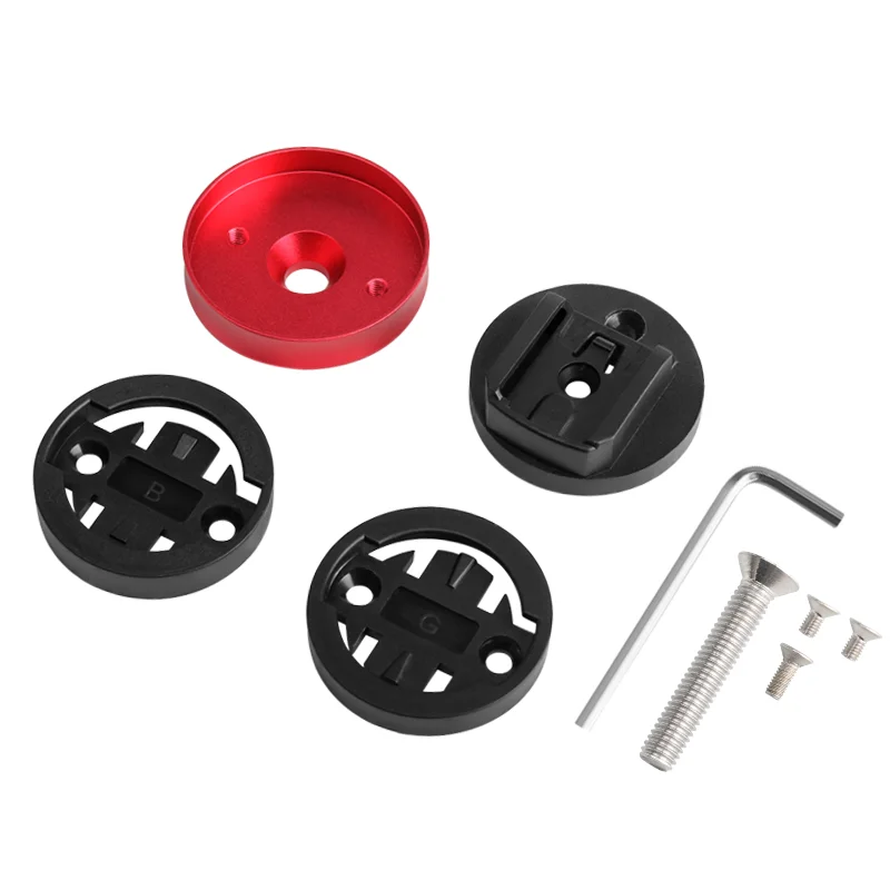 Soporte para ordenador de bicicleta, accesorio de montaje de tapa superior de vástago, cronómetro para Garmin/ Bryton/ CatEye, GPS, velocímetro, MTB