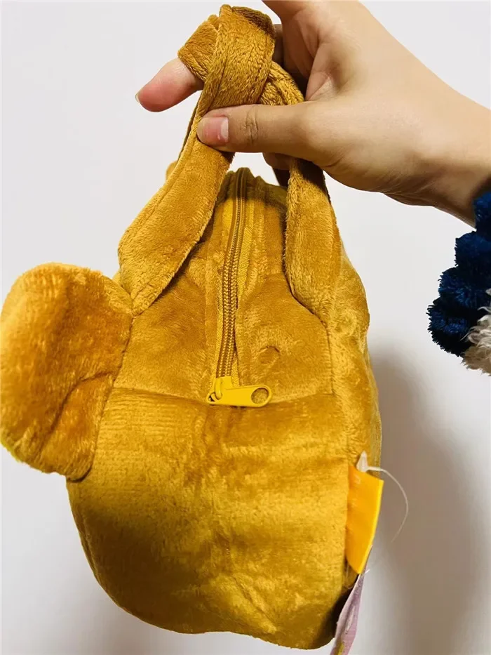 Cute Rilakkuma Plush Hand Bags Handbags for Women Girls Anime Kawaii Small Toto Bag Bear Head Top Handle Bag