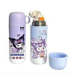 Sanrio cartoon kuromi M melodyHello kitty anime cute thermos cup large capacity portable 316 stainless steel water cup new style