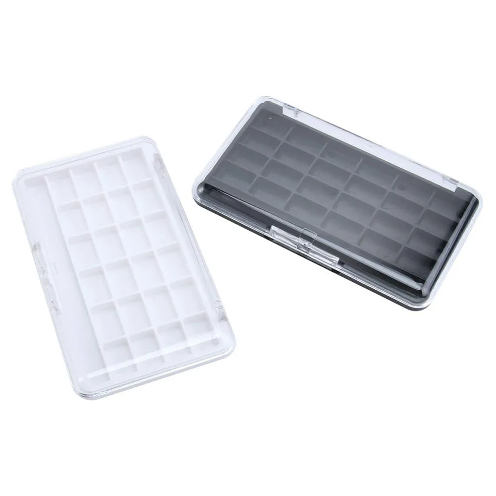 24 Grids Lip Balm Container Blusher Case Cosmetics Tool Refillable Palette Empty Eyeshadow Dish Makeup Palette