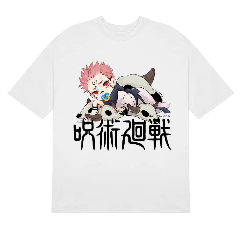 

Jujutsu Kaisen Sukuna Baby Chibi T-Shirt - High-Quality Anime Tee