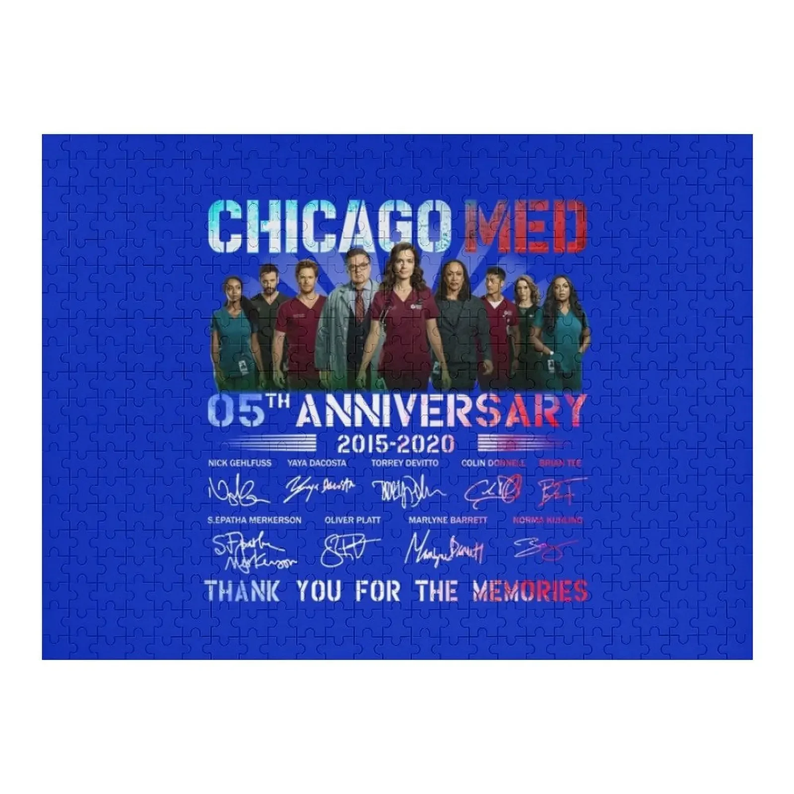 

Chicago Med 05th Anniversary 2015-2020 Пазл «Спасибо» на заказ Детский подарок для детей Игрушки для малышей Пазл