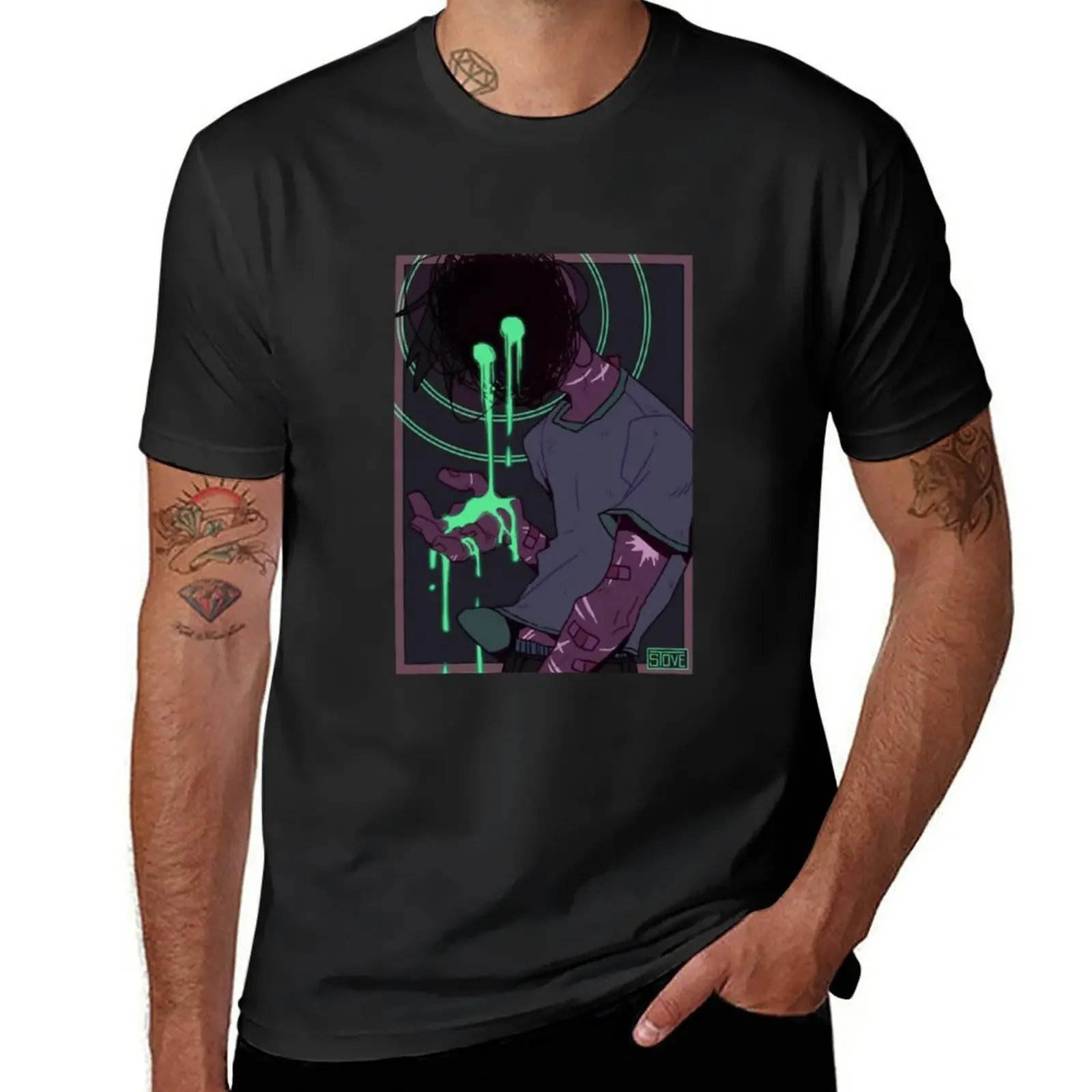 

I.D.C.A. T-Shirt sweat summer shirt anime t shirts clothing for men