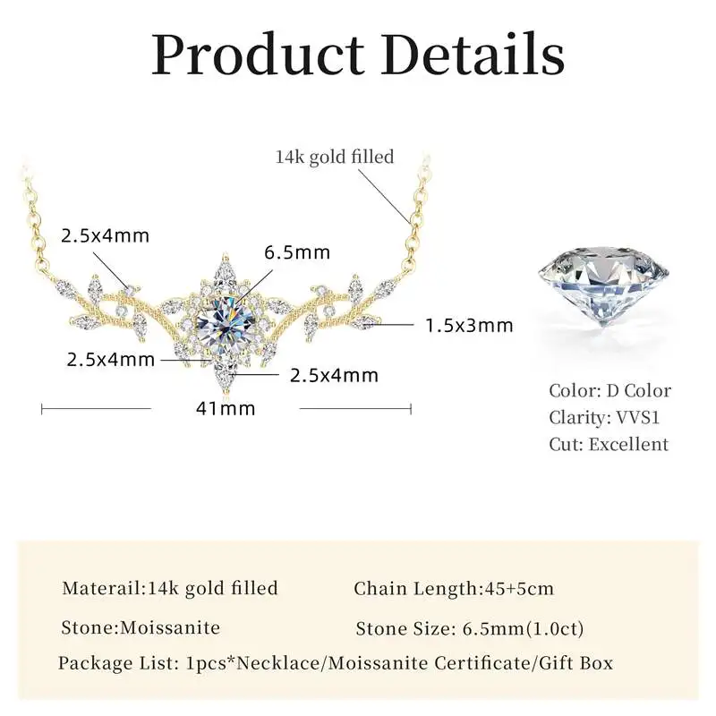 Thumbnail 2 - #7 Compare Moissanite Necklaces Before You Buy
