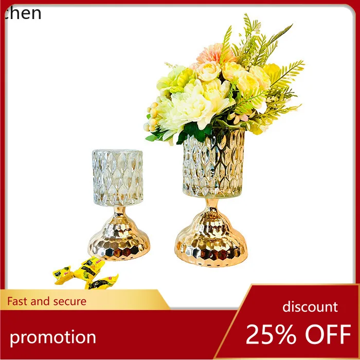 

ZML vintage glass vase ornament, high-end home decor for living room and dining table