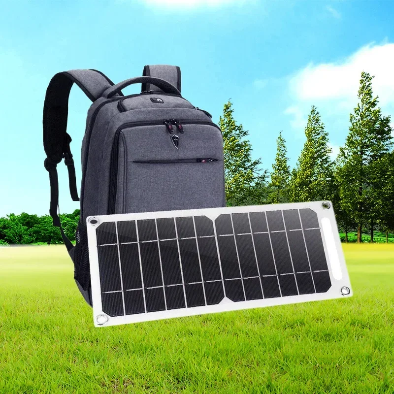 5V 6W Solar Panel Output USB Outdoor Portable Solar System Cell Phone Charger Solar Panel Battery Module Power Panel