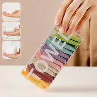 7/14PCS/Box Disposable Washcloth Washcloth Portable Travel Towel Independent Packing Compressed Face Cleansing Square Towel