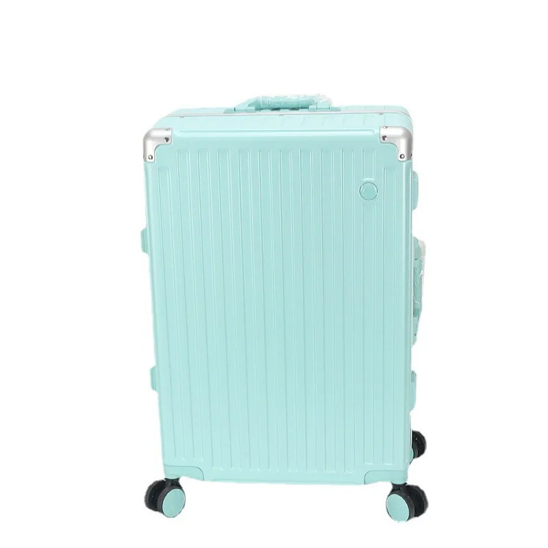 Large capacity luggage carousel  candy color aluminum frame pull rod travel code box Travel suitcase Bacoach bag