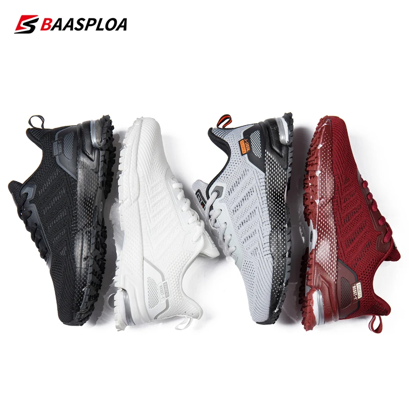 Baasploa Women Running Shoes New Mesh Breathable Sport Shoes Non-Slip Outdoor Lightweight Training Tenis for Women Free Shipping