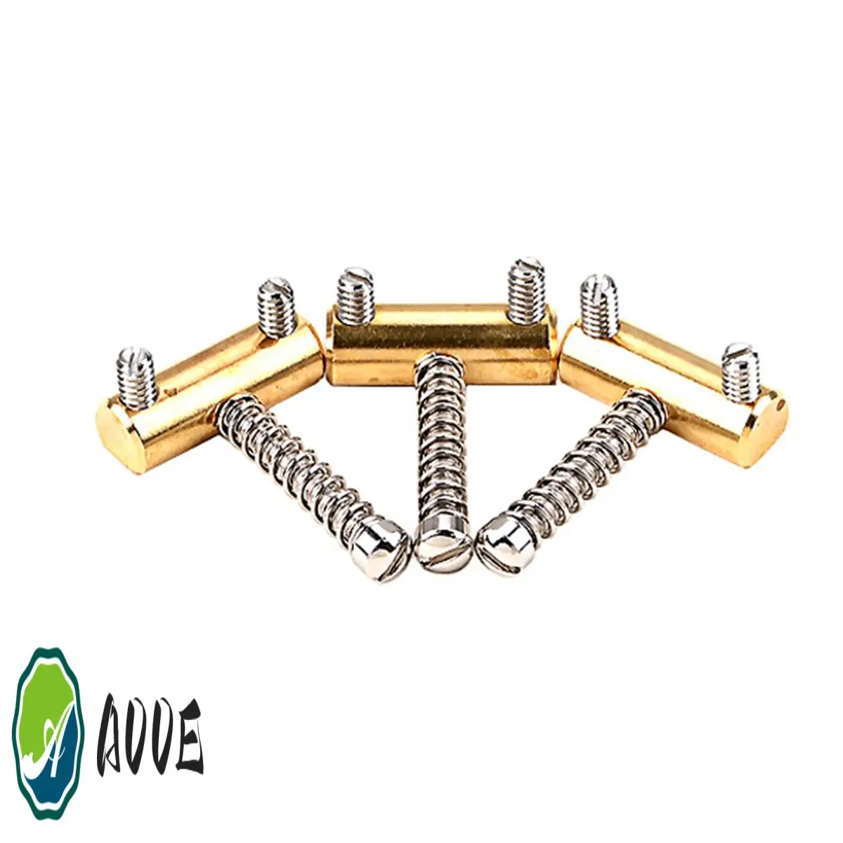 

3Pcs Vintage Style Fixed Tele Electric Guitar Commemorative Guitar Bridge Copper Saddle Suitable For TELE Electric Guitar Bridge