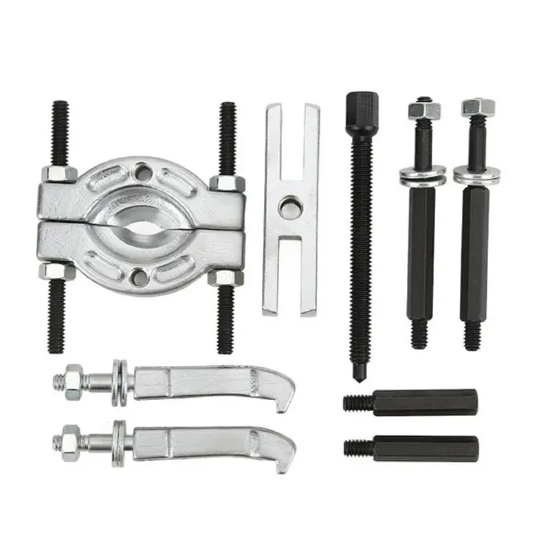 9pcs Practical Bearing Puller Motorcycle Bearing Removal Tool Puller with Box Motorcycle Internal Bearing Puller Kits