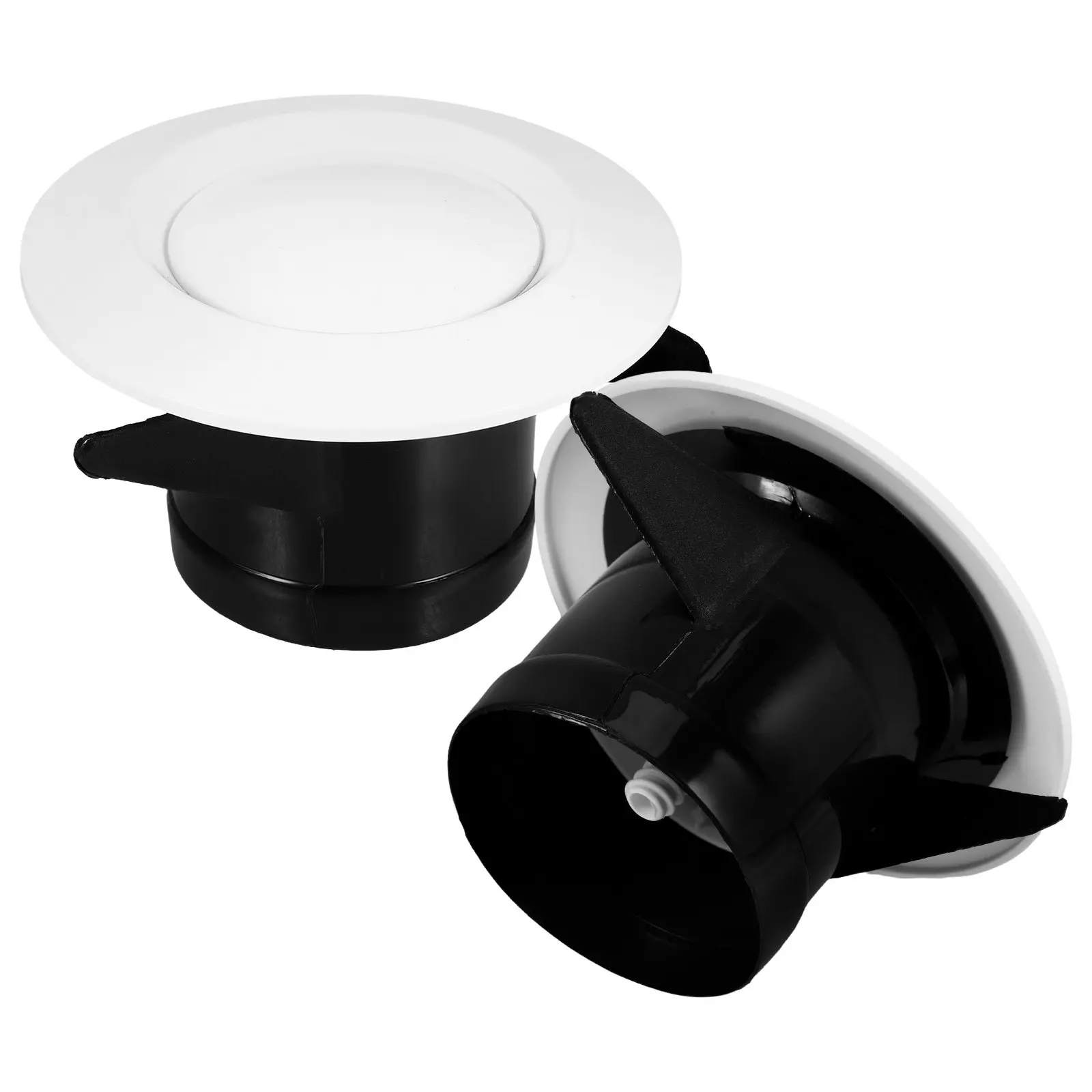 

2 шт. ABS-накладки на центральные вентиляционные отверстия кондиционера, решетки для контроля воздушного потока в доме и офисе