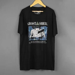 Ghost In The Shell T-Shirt Masamune Shirow Akira Japanese 90S Anime CyberPunk Men's Clothing Short Sleeve Cotton Tee Shirt