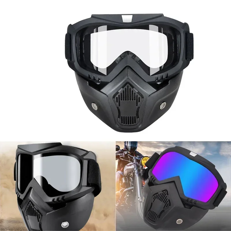 1Pcs Windproof Goggle Outdoor Sport HD Snowboard Motorcycle Motocross Riding Mask Goggle Summer UV Protection Eyeglasses