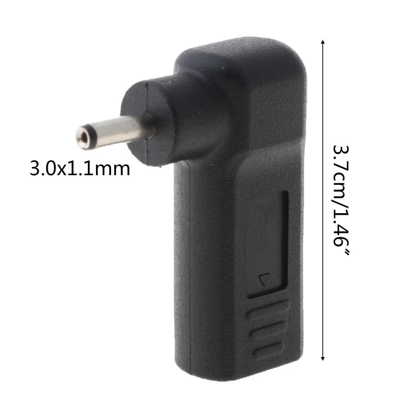 F68C 유형 C 암시 ~ 3.0x1.1mm 노트북 태블릿 컴퓨터 90 용 전원 어댑터