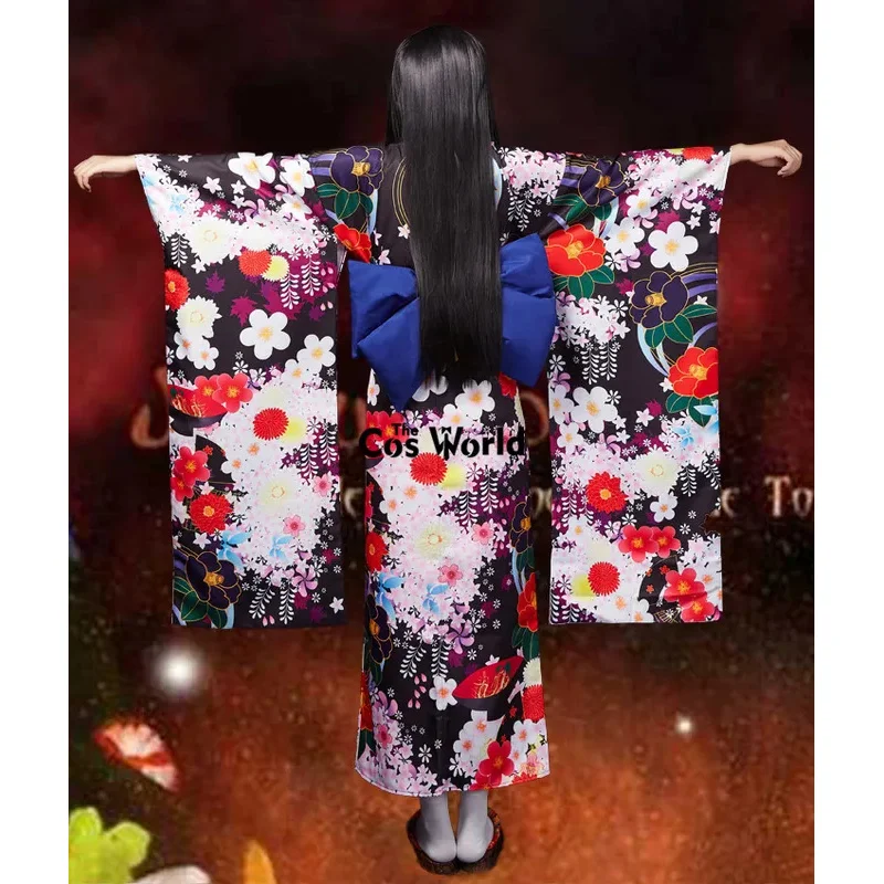 Jigoku Shoujo Enma AI Japanese Kimono Yukata maid dress uniform outfit anime cosplay costumes