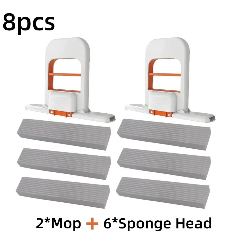 Desktop Mop Self-Squeezing Foldable Mini Sponge Mop Handheld Tabletop Scrubber For Home Bathroom Kitchen Floor Cleaning Tool Use