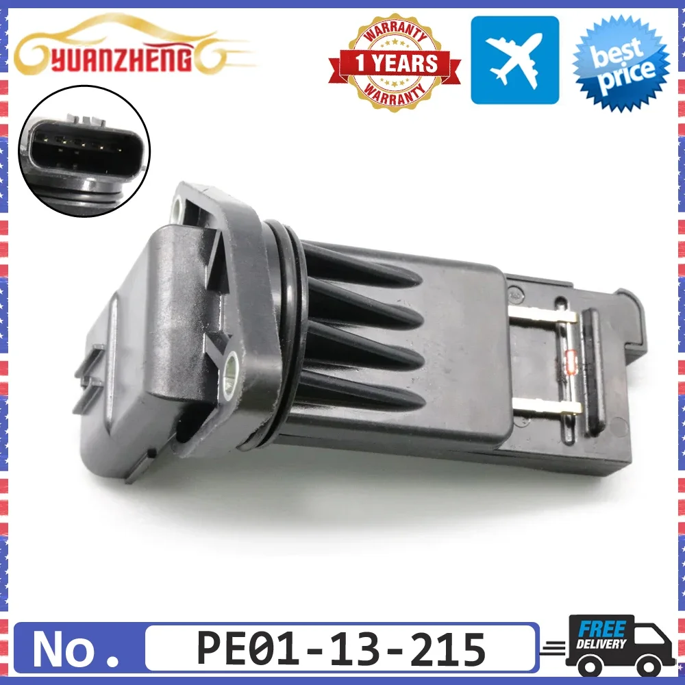 

НОВЫЙ датчик массового расхода воздуха MAF PE01-13-215, подходит для Mazda 3 6 CX-3 CX-5 CX-9 MX-5 Miata 2.0L 2.3L 2.5L 2012-2014