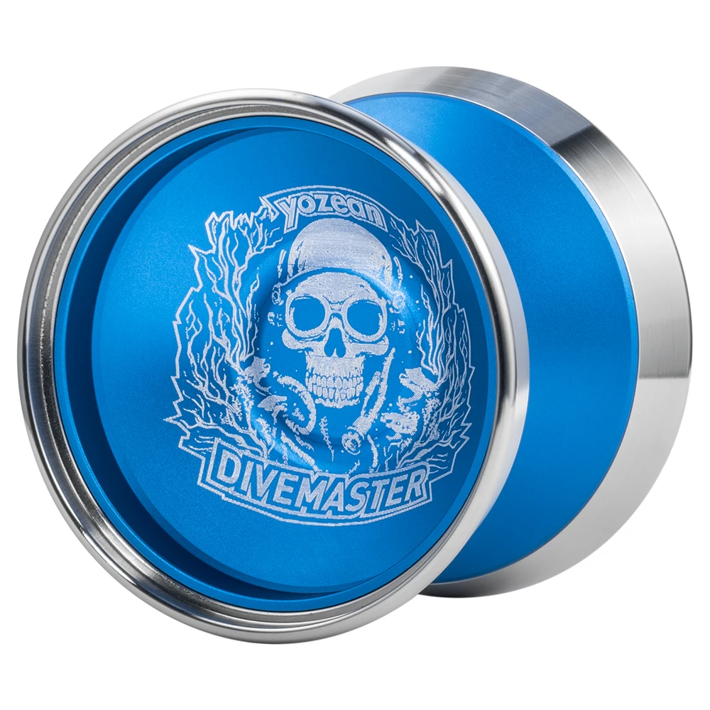 Yozean Yoyo Divemaster 7075 Aluminum Alloy Unresponsive 304 Stainless Steel Professional Competition (1A,3A,5A)Toys