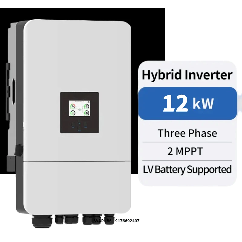 DEYE SUN-12K-SG05LP3-EU-SM2 Solar Inverter EU-Certified for Industrial & Residential Solar
