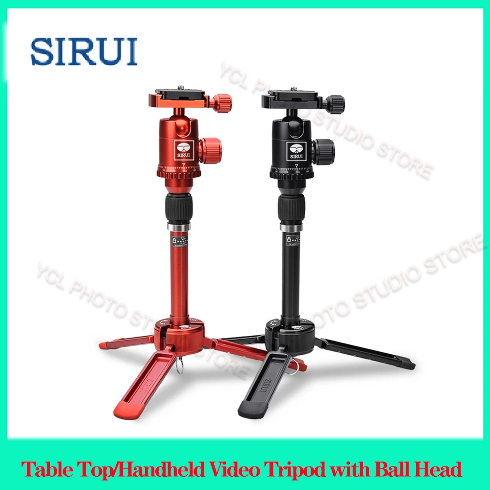 

SIRUI 3T-35 Table Top Handheld Video Tripod with Ball Head Portable desktop tripod For Vlog Mobile Mirrorless Camera Shooting