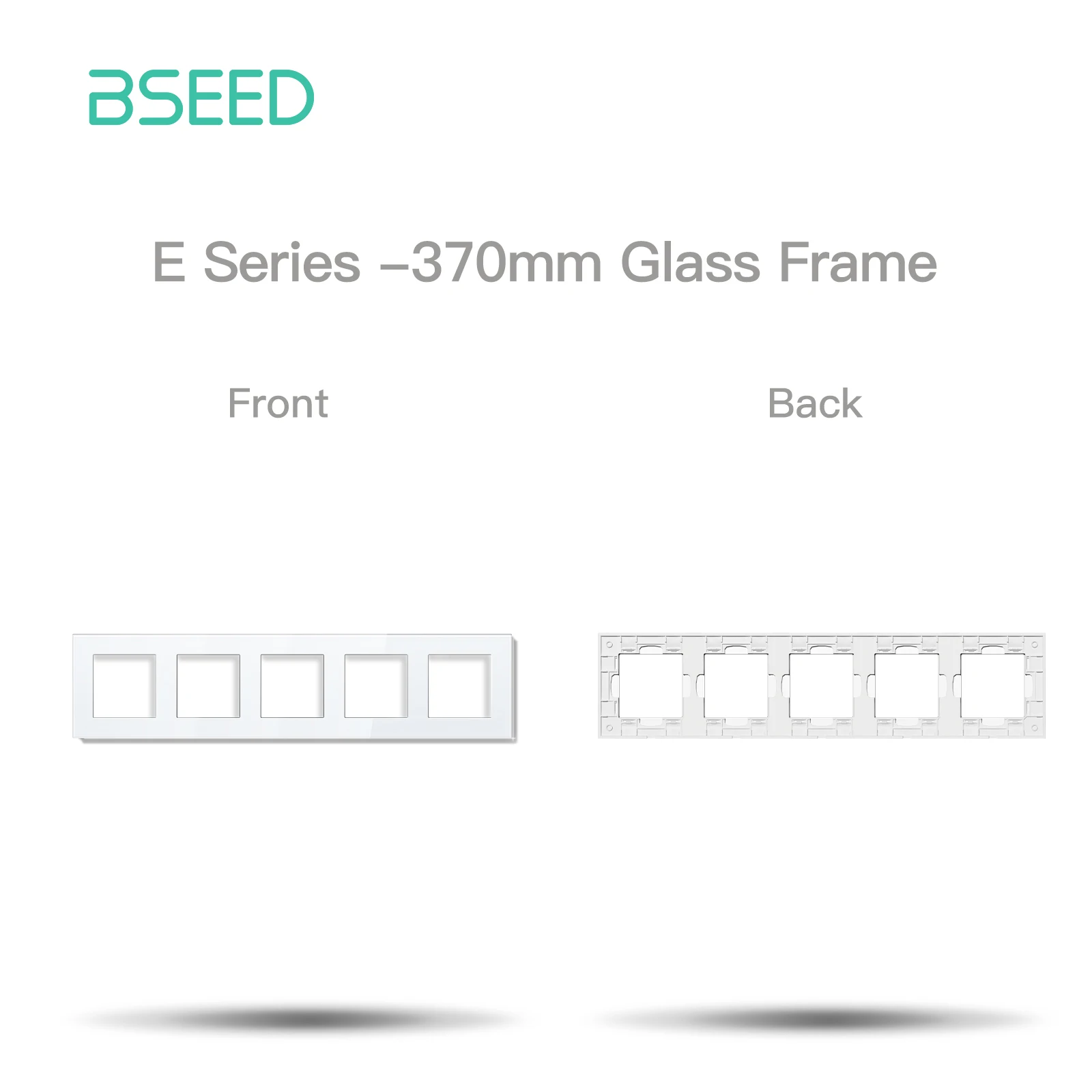 BSEED Zigbee-Schaltmodul ohne Neutralleiter, Smart-Steckdosen, DIY-Kombination, 86mm Glasrahmen, ST TV Cat6 Schlüssel