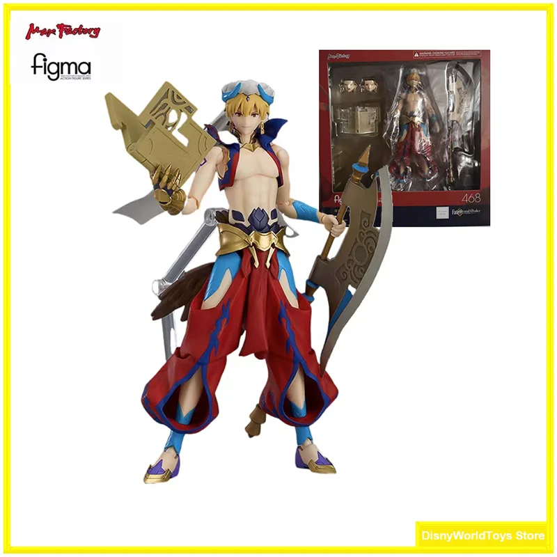 Figma-figuras de acción originales, modelo 100% Demonic Battlefront Babylonia, Gilgamesh, en Stock, Anime, juguetes de colección, 468
