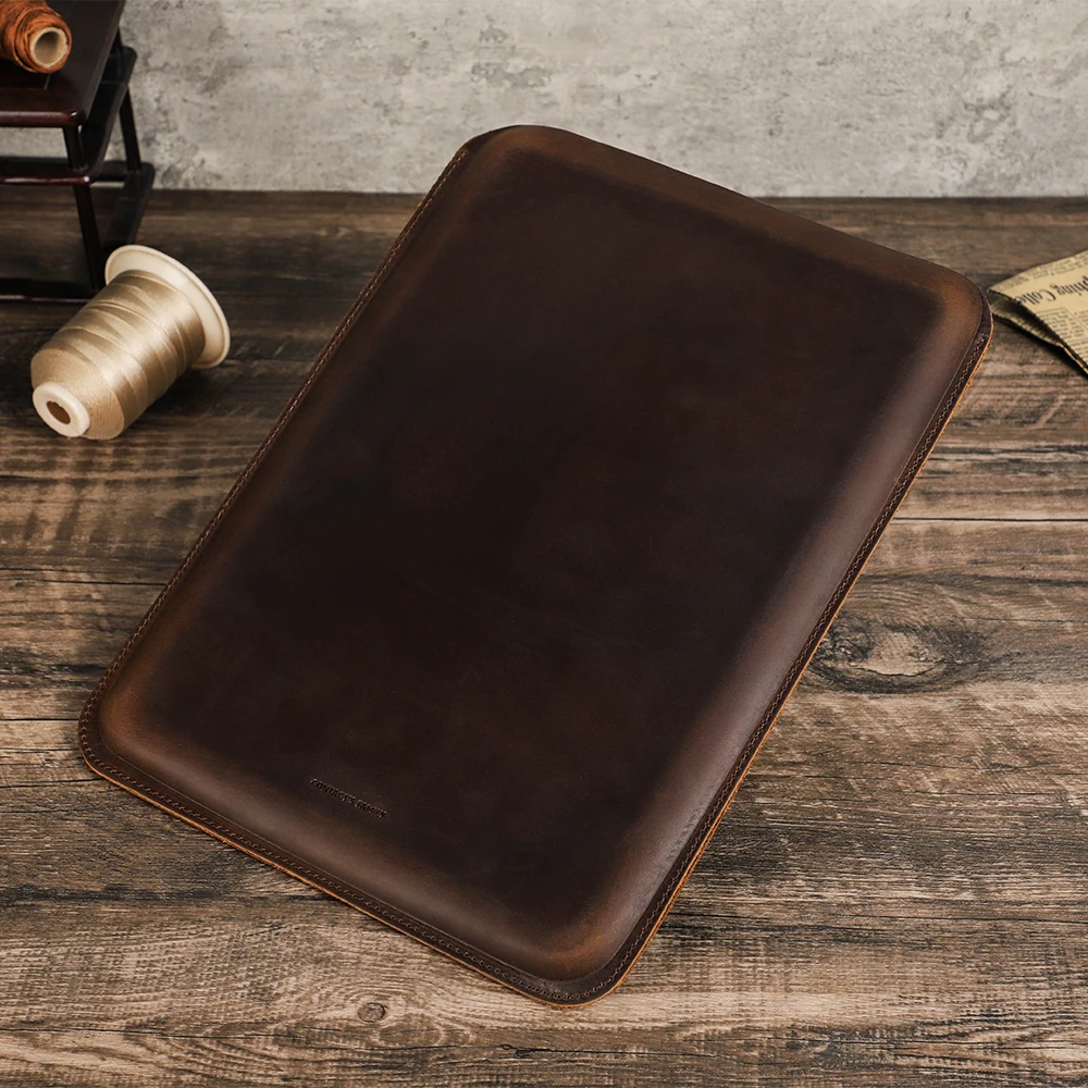 Luxury Leather Laptop Sleeve Case for MacBook Air 13 m1 m2 m3 Macbook Pro 14 2023 2024 Retro Cover Pro 13 inch Accessories