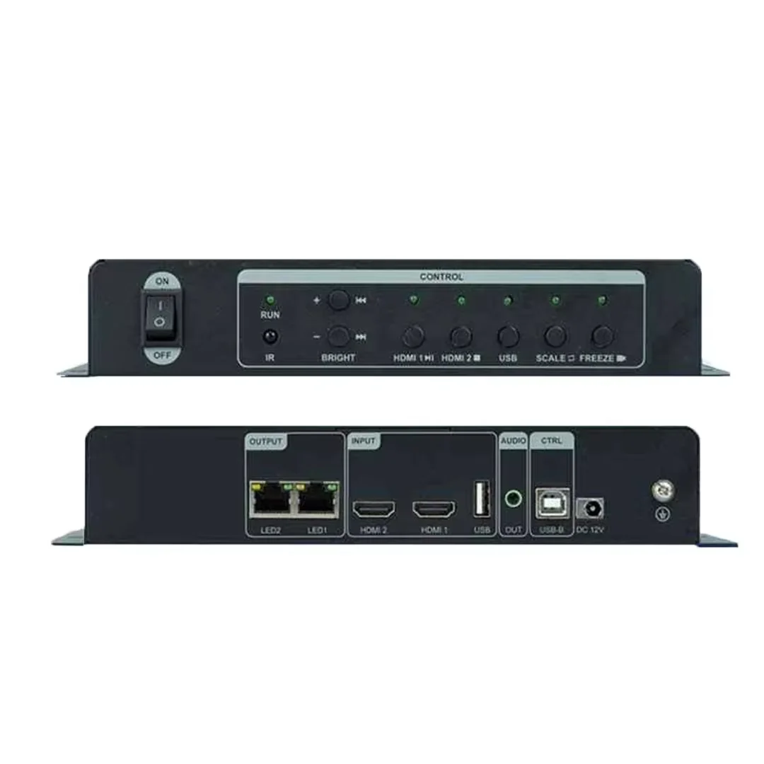 Full Color LED Display Video Processor HD-KV210 3-in-1 Synchronous Controller Max Resolution 1920x1080 for LED Screens