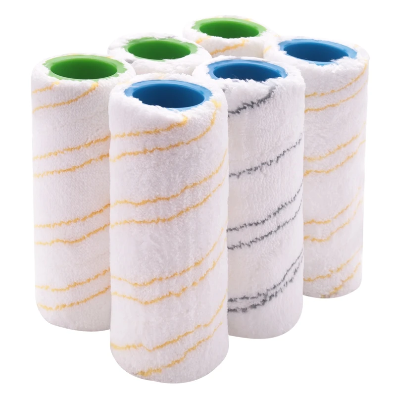 أفضل العروض 8 قطعة فرشاة الأسطوانة استبدال الملحقات ل Karcher FC5 FC7 FC3 fcثلاثية الأبعاد الكهربائية الطابق الأنظف