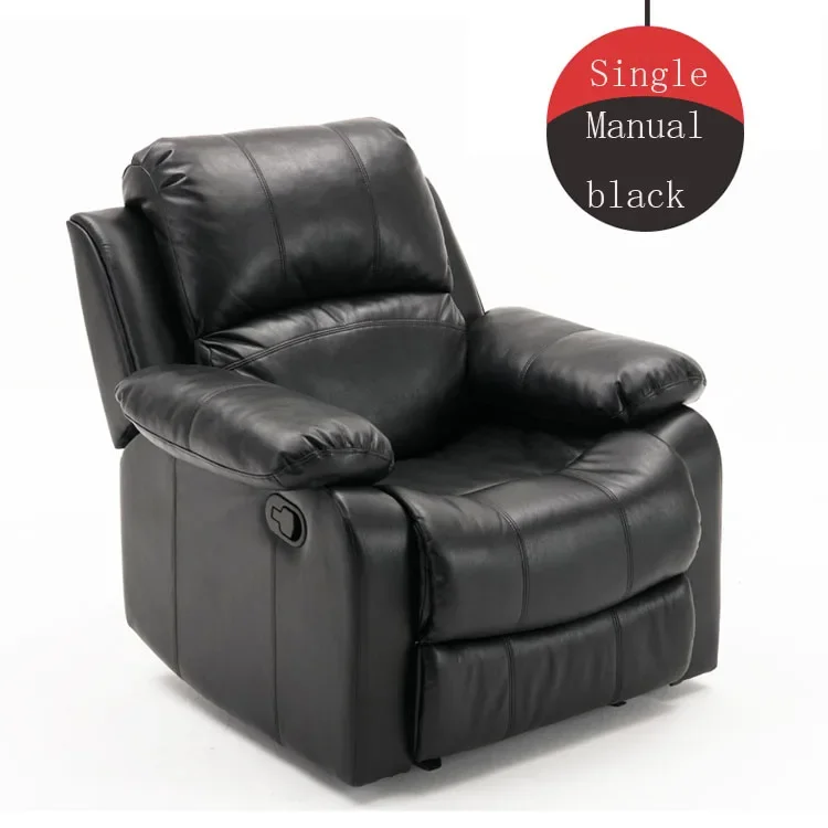 First class sofa Nano technology leather art function single sofa comfortable recliner sofa