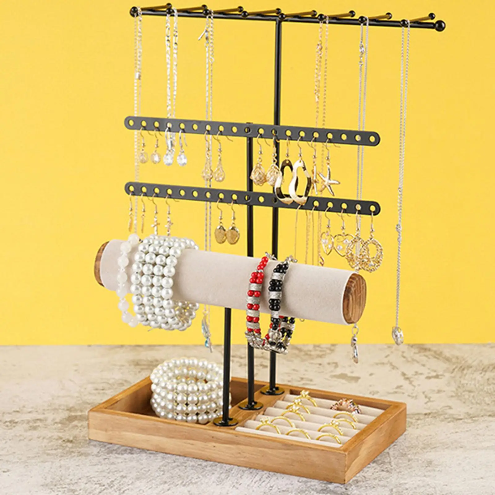 

Jewelry Display Rack Base Jewelry Tree for Photography Props Bedroom