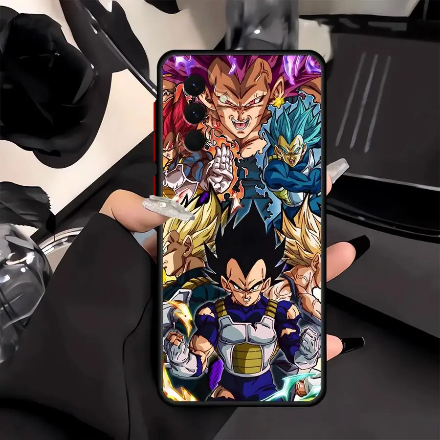 Dragon Ball Trunks Vegeta Funda Back Phone Cover Case for Samsung Galaxy A55 A25 A52 A17 A53 A23 A56 A26 A35 A14 A34 A13 A54 A24