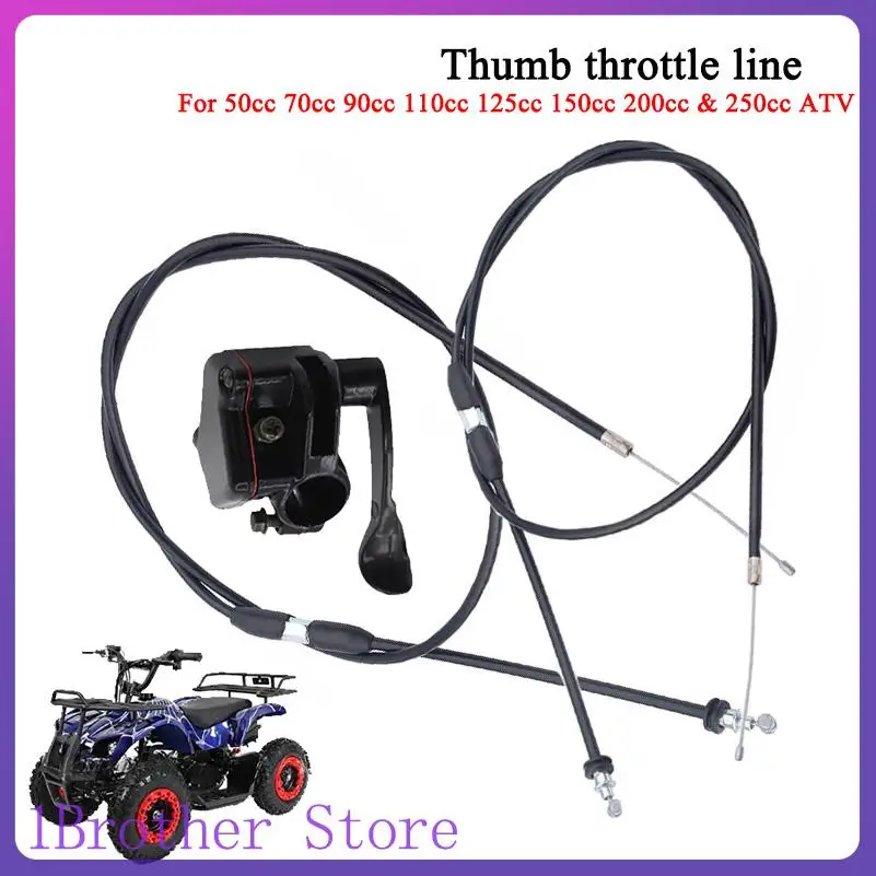 

Металлическая ручка газа (курок) 7/8 дюйма (22 мм) с тросом для квадроциклов GY6 50cc 125cc 150cc