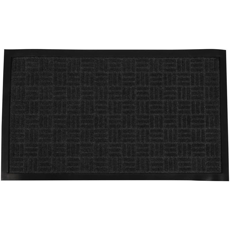 Front Door Mats, 45X75 Cm, All Weather Entry And Back Yard Door Mat, Indoor And Outdoor Safe, Non-Slip Rubber Backing, Absorbent