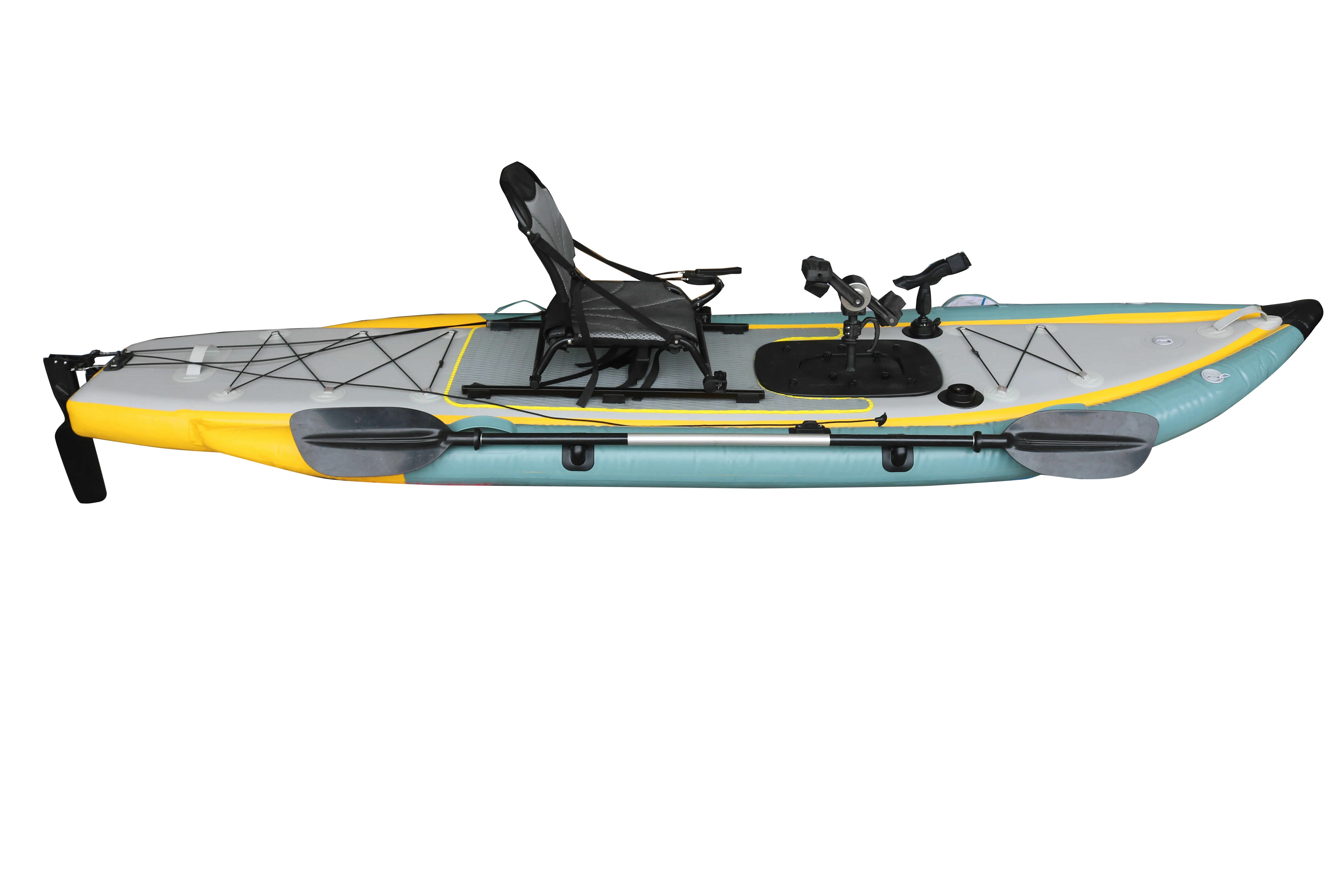 OEM Inflatable Fishing Pedal Kayak Boat with Seat PVC Hull Material for Kayak Fishing