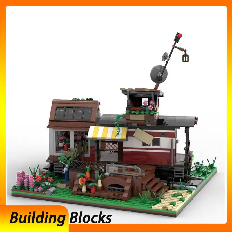 

Spot MOC-241834 1330pcs Castle DIY Small Particle Assembly Building Blocks Puzzle Toy Model Gift Set Ornament