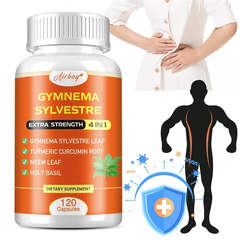 

Gymnema Sylvestre Capsules - Support Energy Production, Body Management & Immune System Supplement