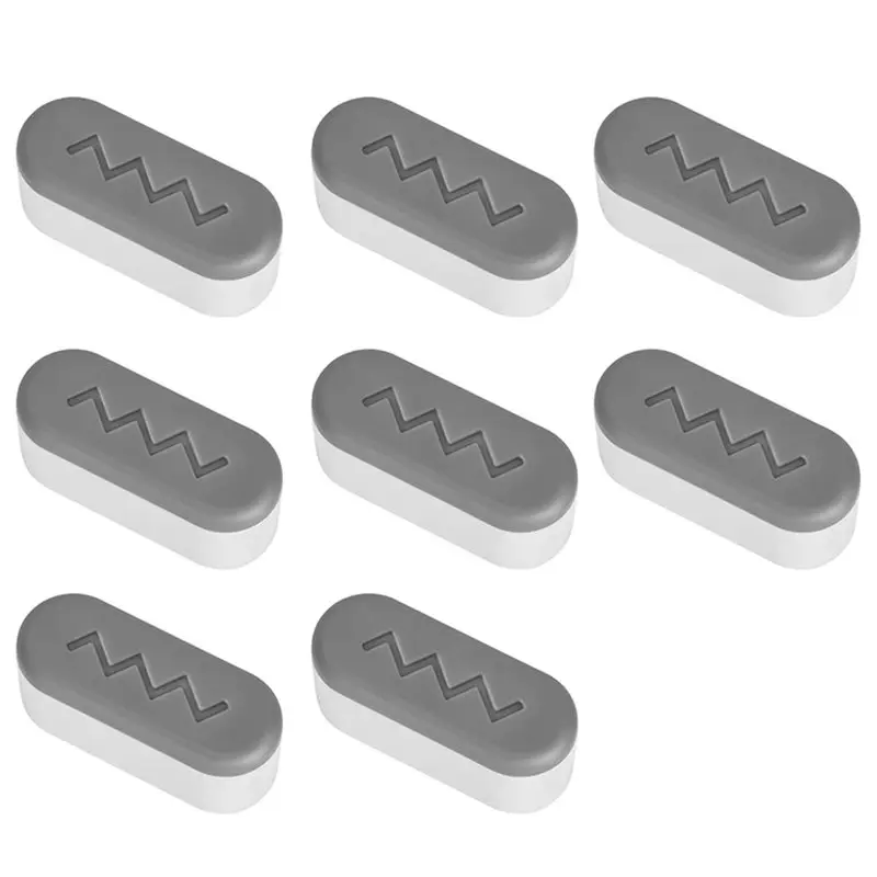 B23B Universal Toilet Seat Bumpers-8 PCS Strong Adhesive Silicone Bumps For Bidet For Home& Hotel